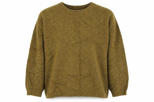 H&M Womens Green Round Neck  Acrylic Pullover Jumper Size XS