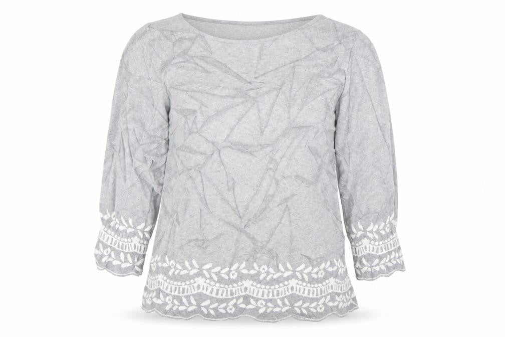 Preworn Womens Grey Boat Neck  Viscose Pullover Jumper Size 16