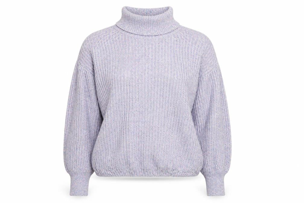 H&M Womens Blue Round Neck  Cotton Pullover Jumper Size S