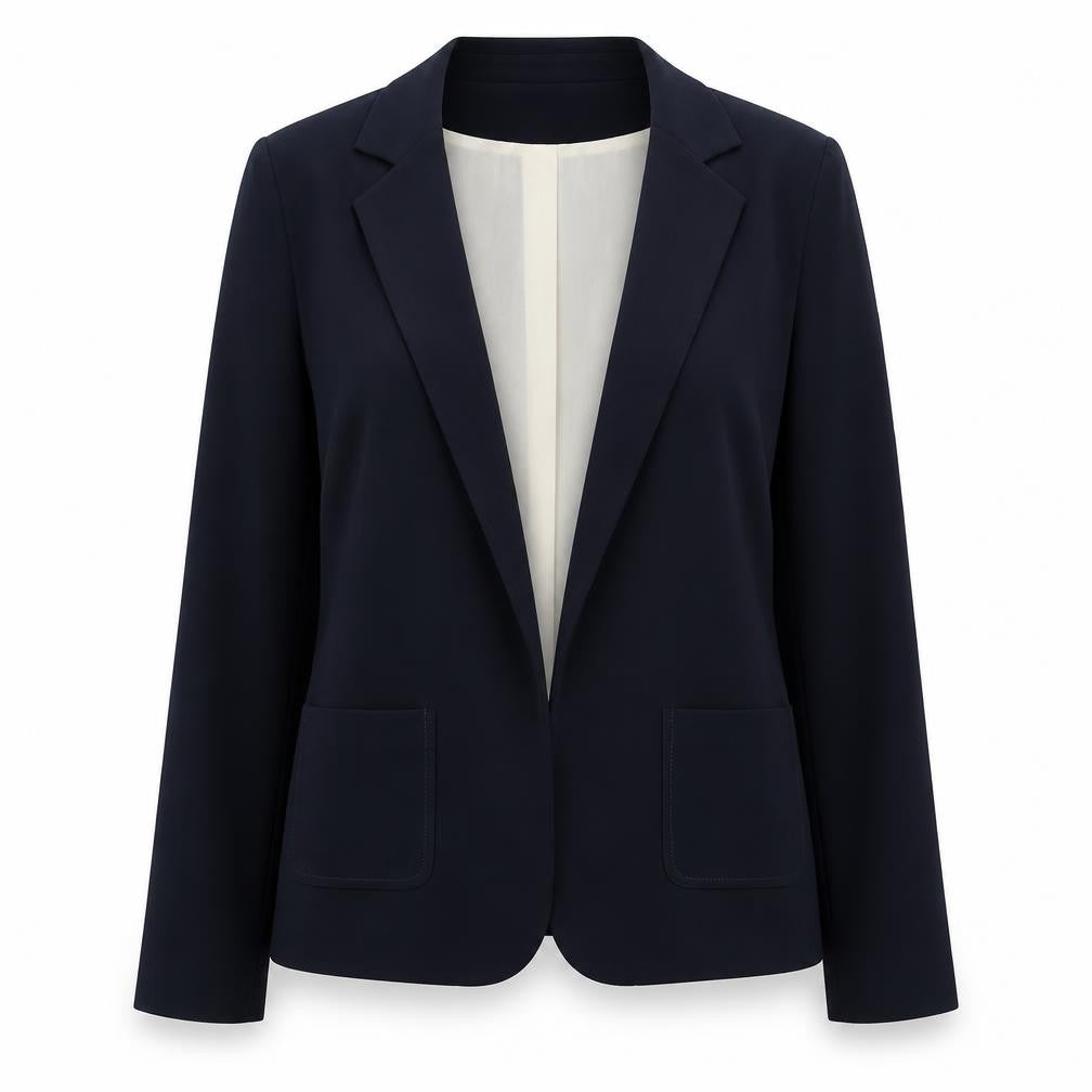 Atmosphere Womens Blue  Polyester Jacket Blazer Size 8