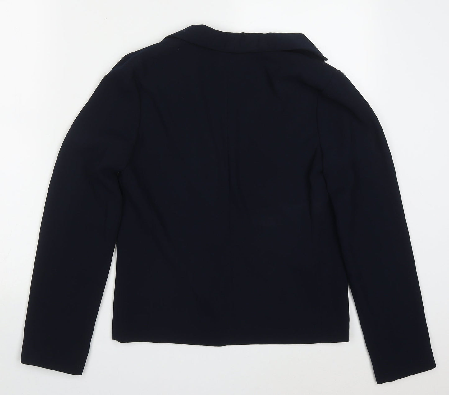 Atmosphere Womens Blue  Polyester Jacket Blazer Size 8