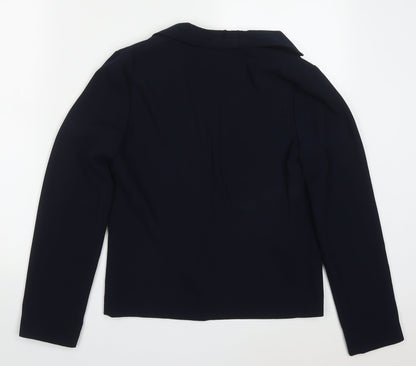 Atmosphere Womens Blue  Polyester Jacket Blazer Size 8