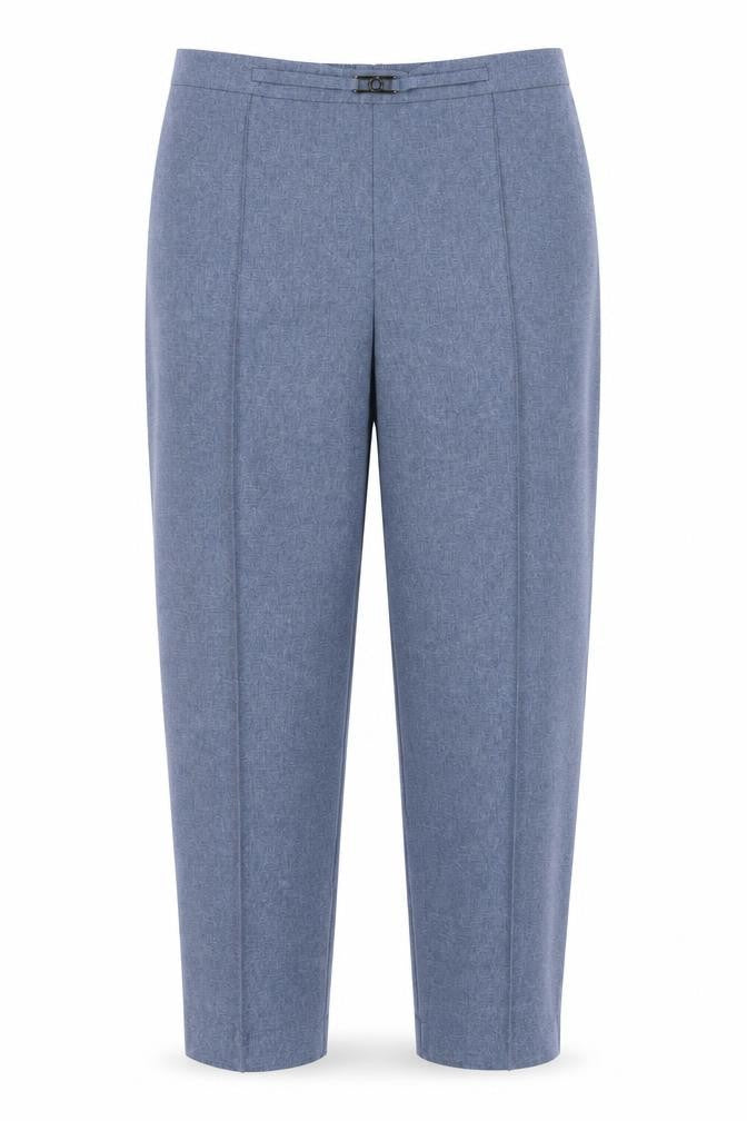 Simply Be Womens Blue  Polyester Trousers  Size 12 L26 in Regular