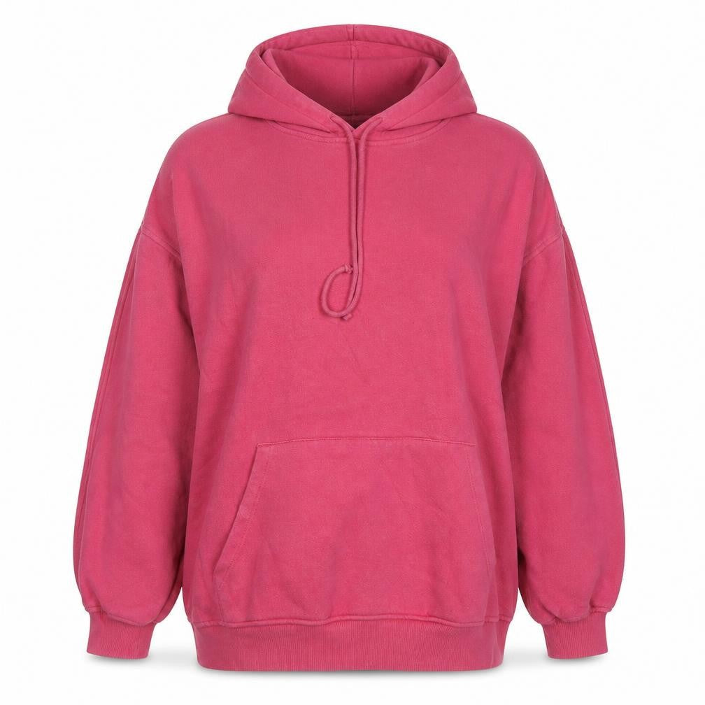 H&M Womens Pink  Cotton Pullover Hoodie Size S  Pullover