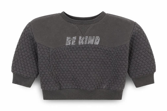 Primark Boys Grey  Cotton Basic T-Shirt Size 0-3 Months Crew Neck Pullover - Be Kind