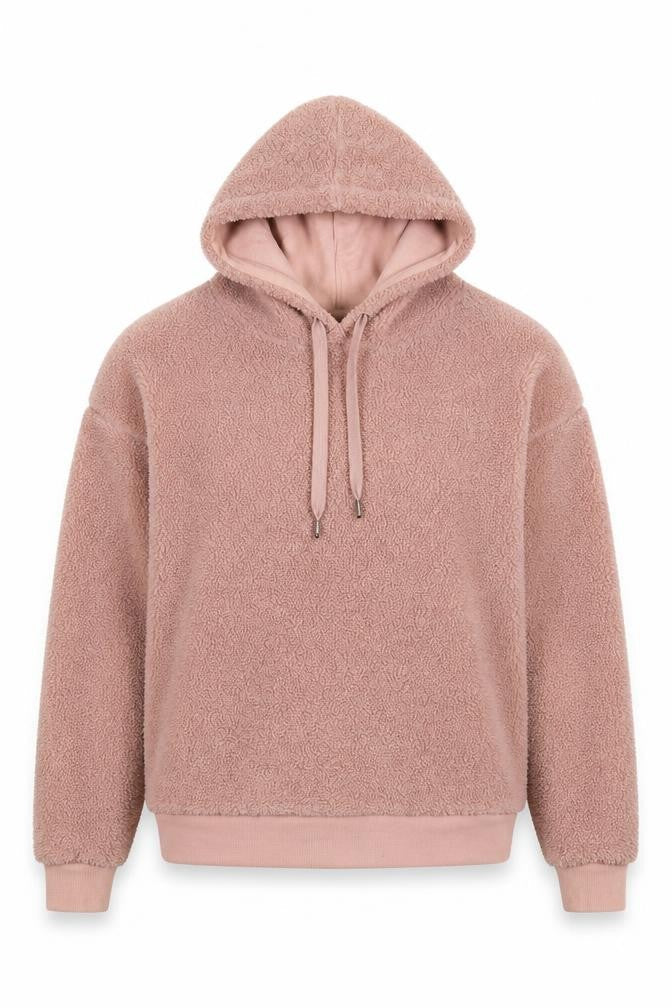 New Look Womens Pink  Polyester Pullover Hoodie Size 8  Pullover