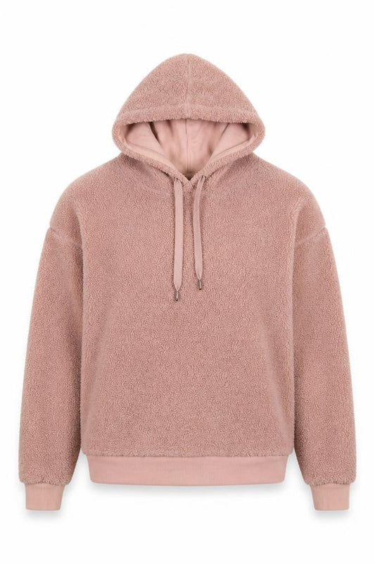 New Look Womens Pink  Polyester Pullover Hoodie Size 8  Pullover