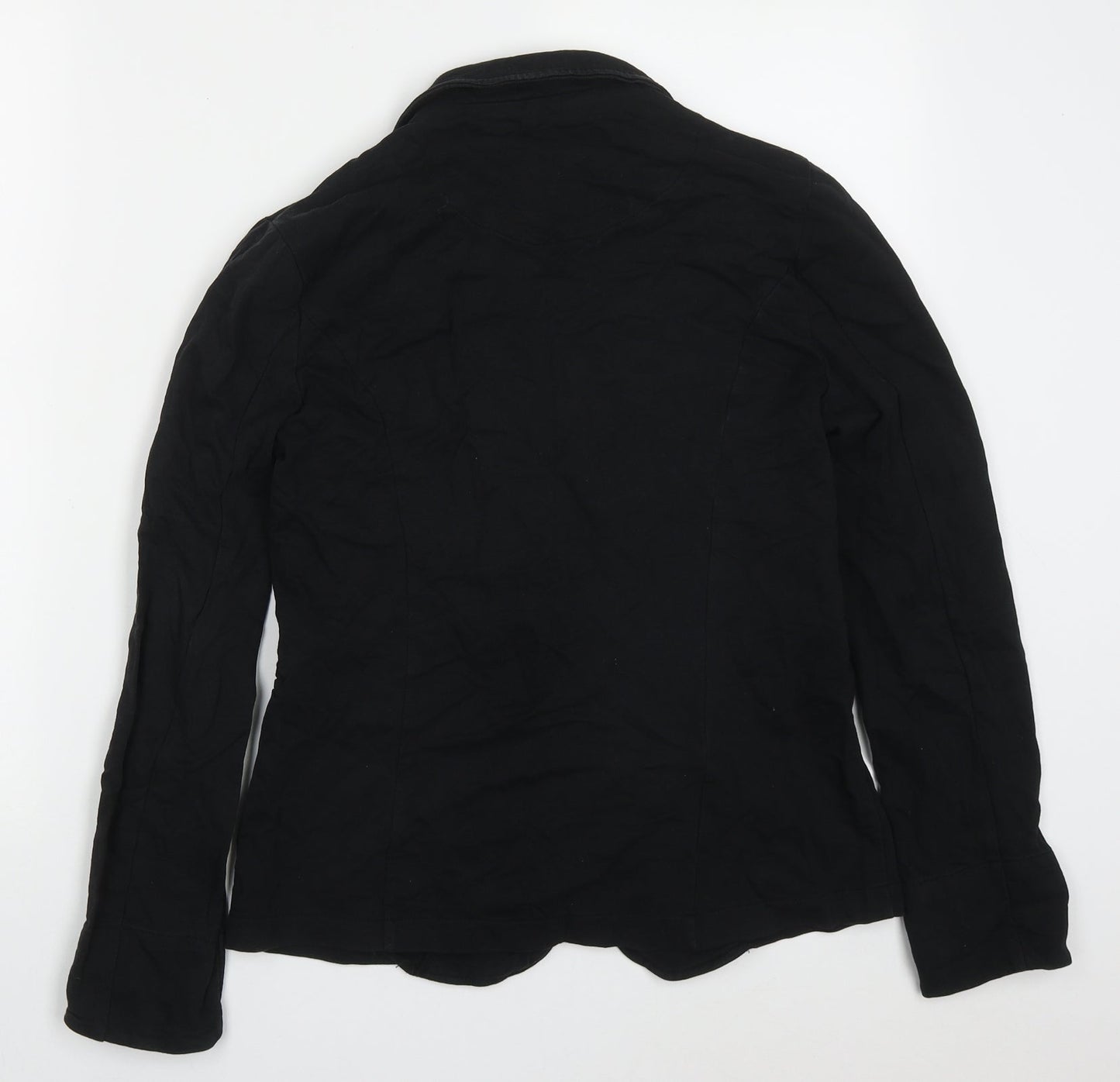 Atmosphere Womens Black   Jacket  Size 10  Button
