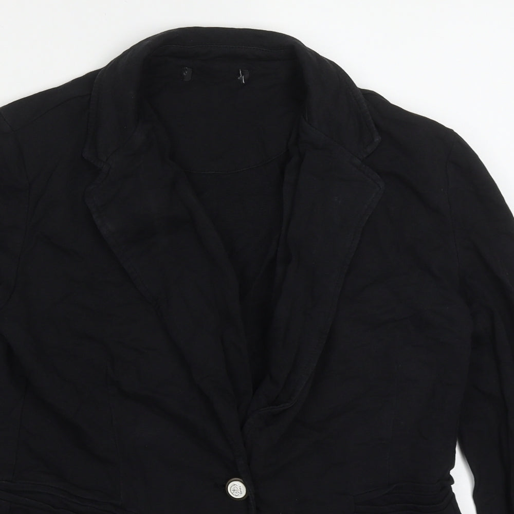Atmosphere Womens Black   Jacket  Size 10  Button