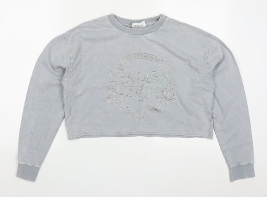 Primark Womens Grey  Cotton Cape Sweatshirt Size 10  Pullover - GAME OF THRONES