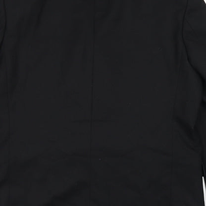 Remus Uomo Mens Black  Polyester Jacket Blazer Size 42