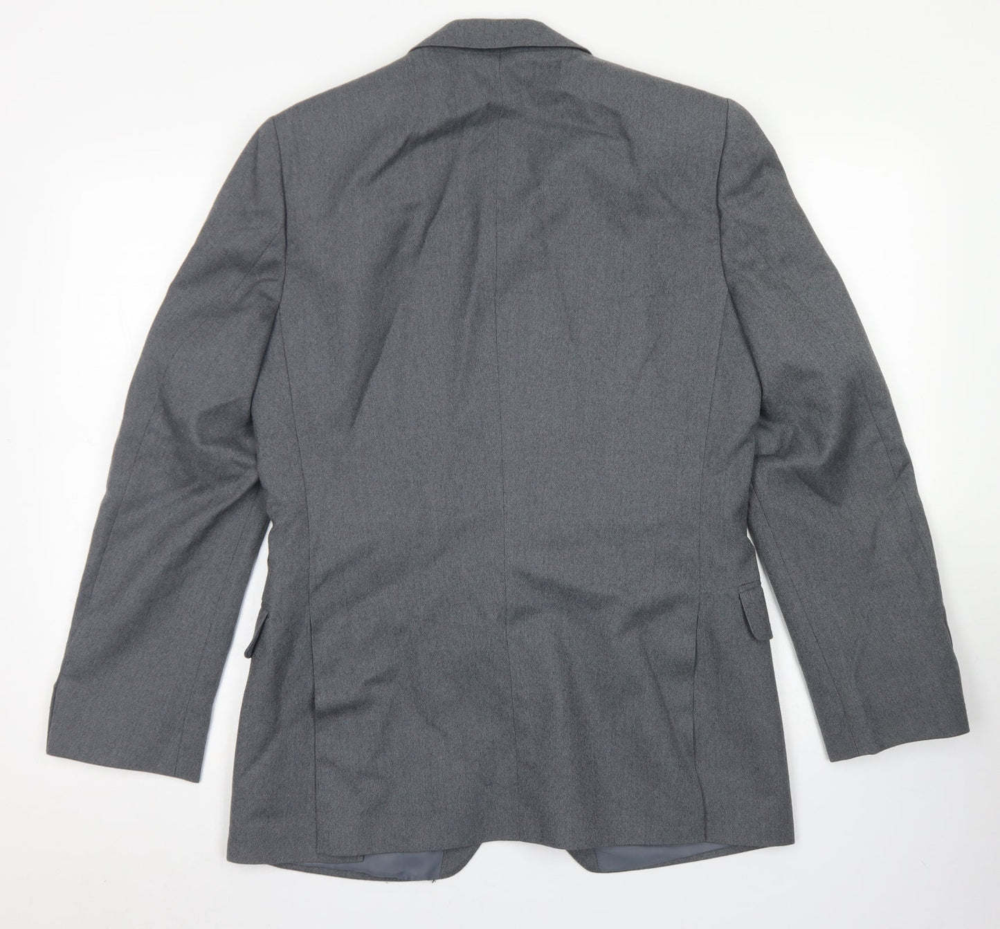 John Collier Mens Grey  Wool Jacket Blazer Size 36