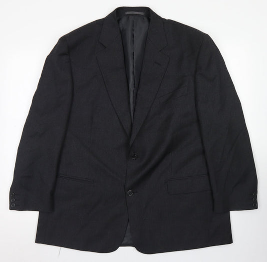 Greenwoods Mens Grey  Wool Jacket Blazer Size 44