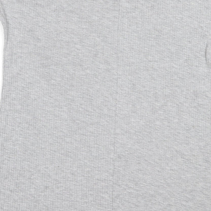 Atmosphere Womens Grey  Polyester Basic T-Shirt Size 10 Round Neck