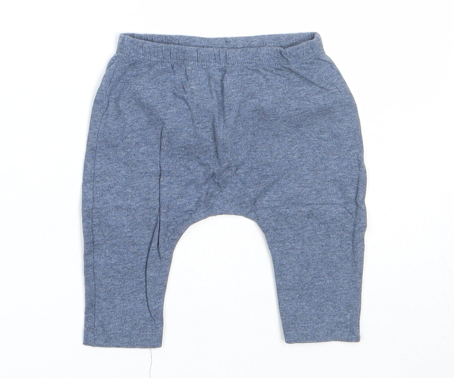 NEXT Boys Blue  Cotton Capri Trousers Size 0-3 Months