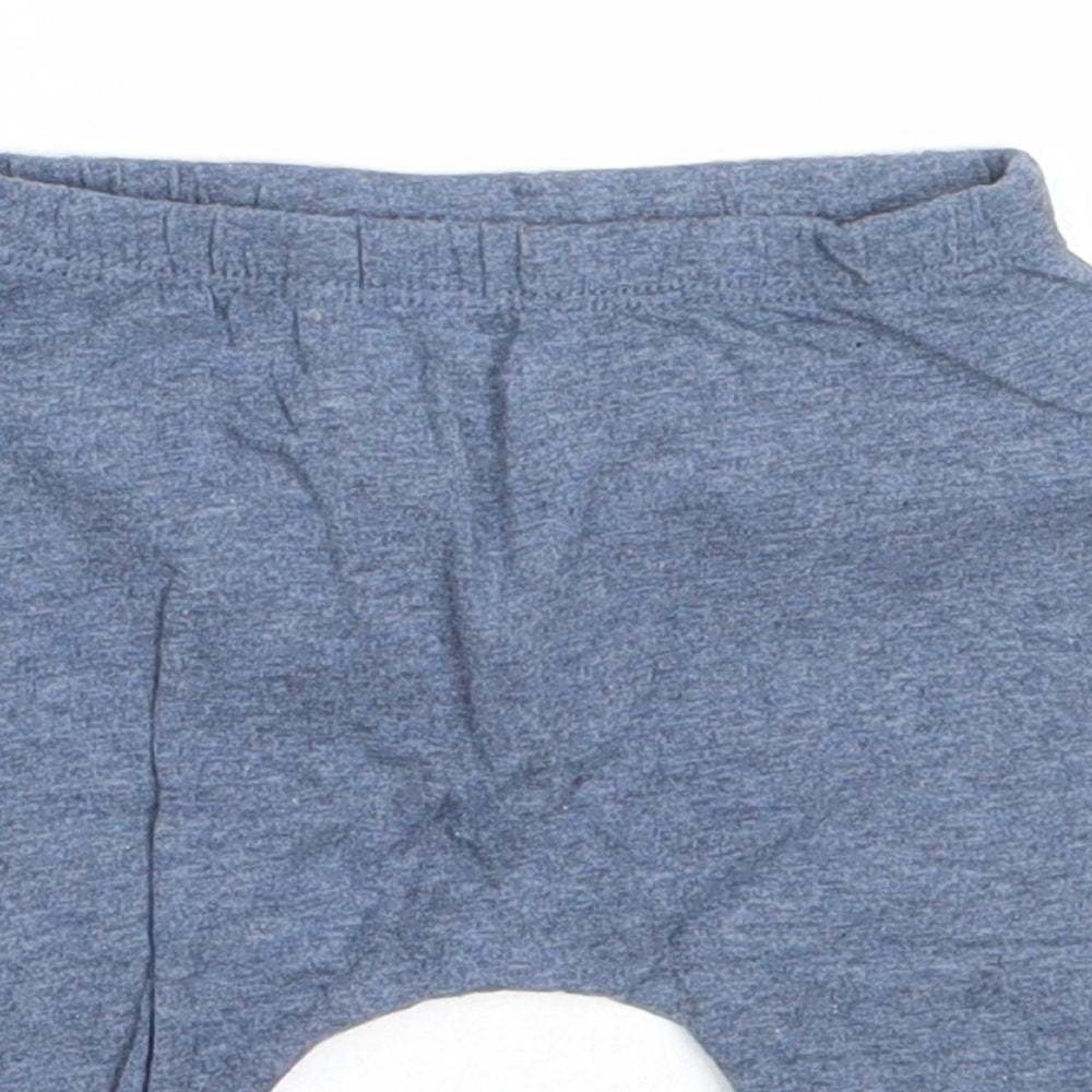 NEXT Boys Blue  Cotton Capri Trousers Size 0-3 Months