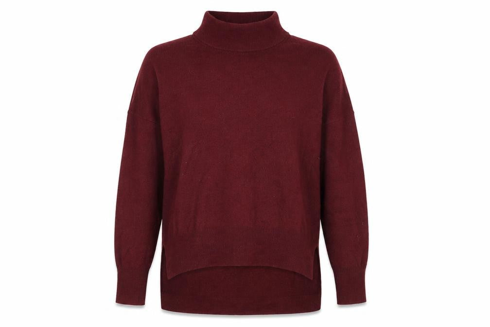 French Connection Mens Red  Acrylic Pullover Sweatshirt Size M