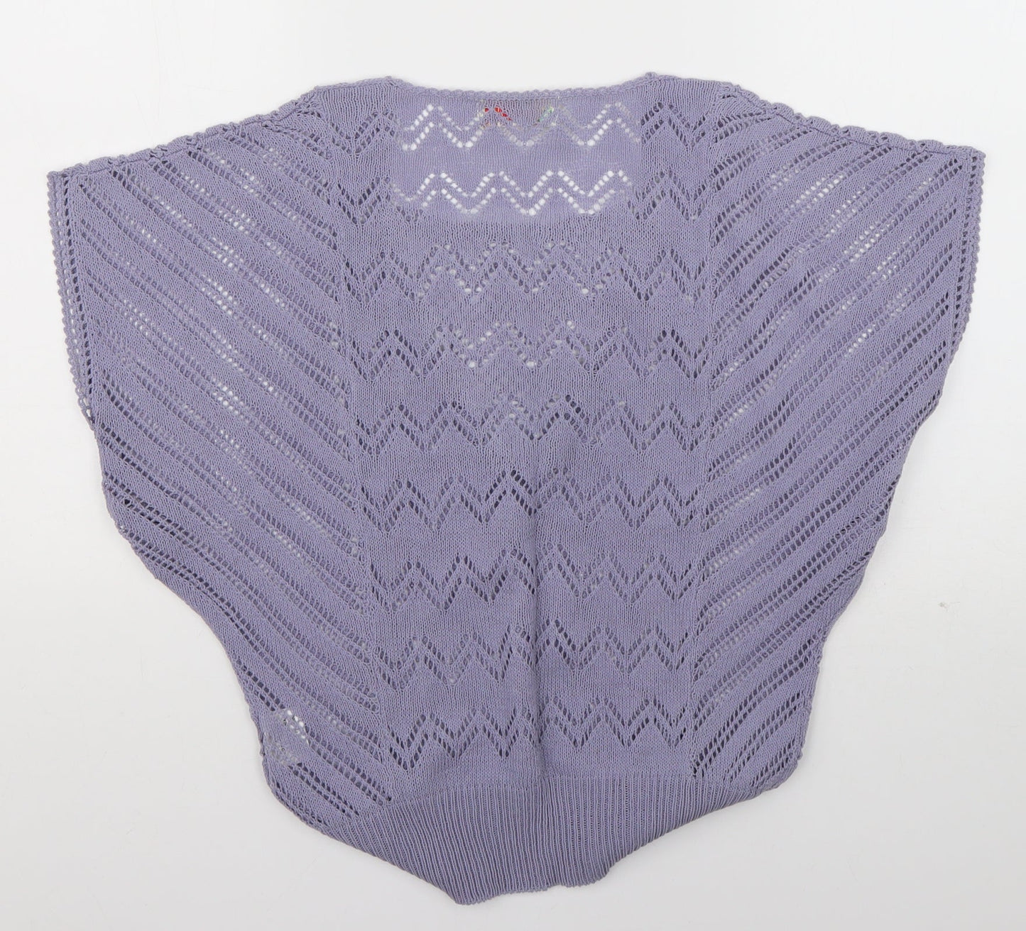 Preworn Womens Purple Geometric Cotton Pullover Sweatshirt Size M  Pullover