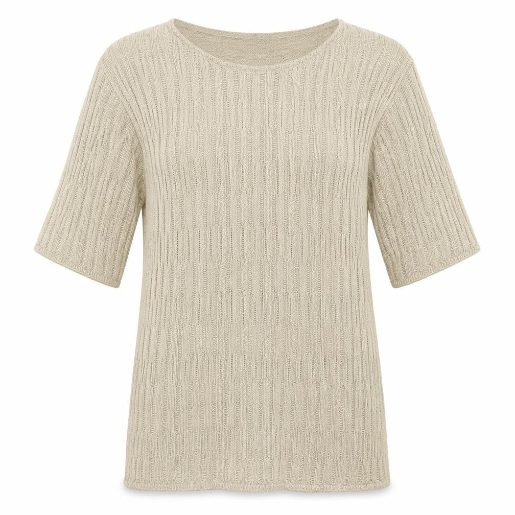 Pippa Dee Womens Beige  Acrylic Pullover Sweatshirt Size M  Pullover