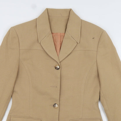 Richards Womens Brown   Jacket Blazer Size 10  Button