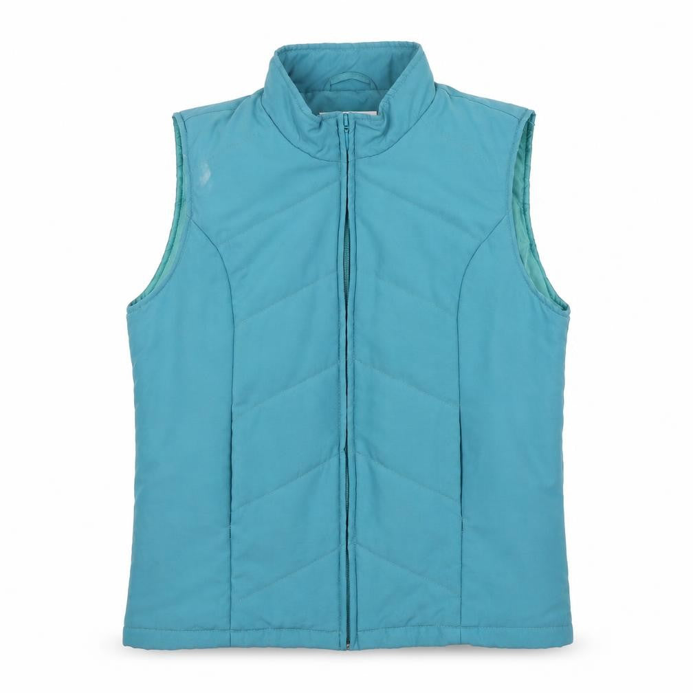 EWM Womens Green   Gilet Coat Size S