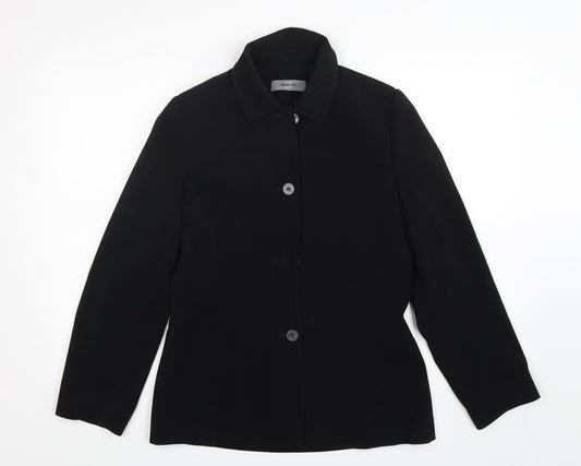 Amranto Womens Black   Jacket  Size 10