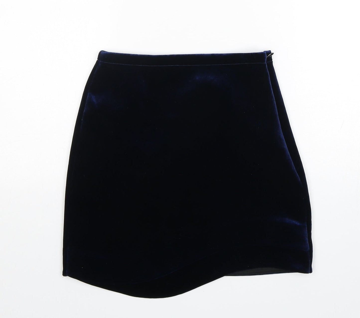 Topshop Womens Blue  Polyester Mini Skirt Size 8
