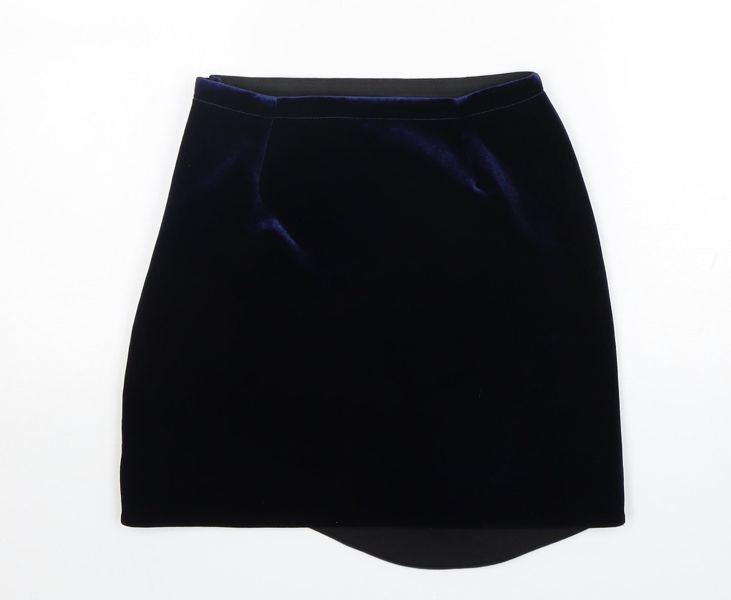 Topshop Womens Blue  Polyester Mini Skirt Size 8