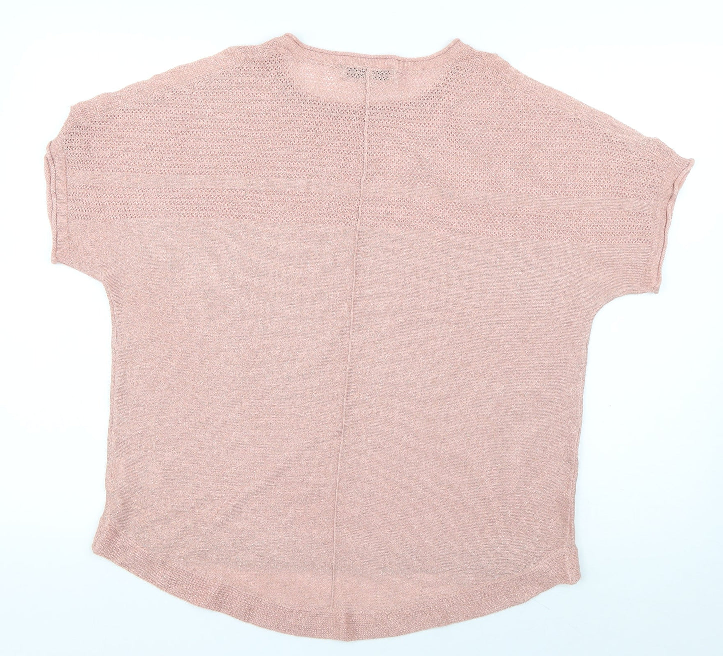 NEXT Womens Pink Boat Neck  Viscose Pullover Jumper Size M