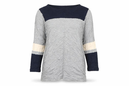 Next Womens Grey Boat Neck  Cotton Pullover Jumper Size 10