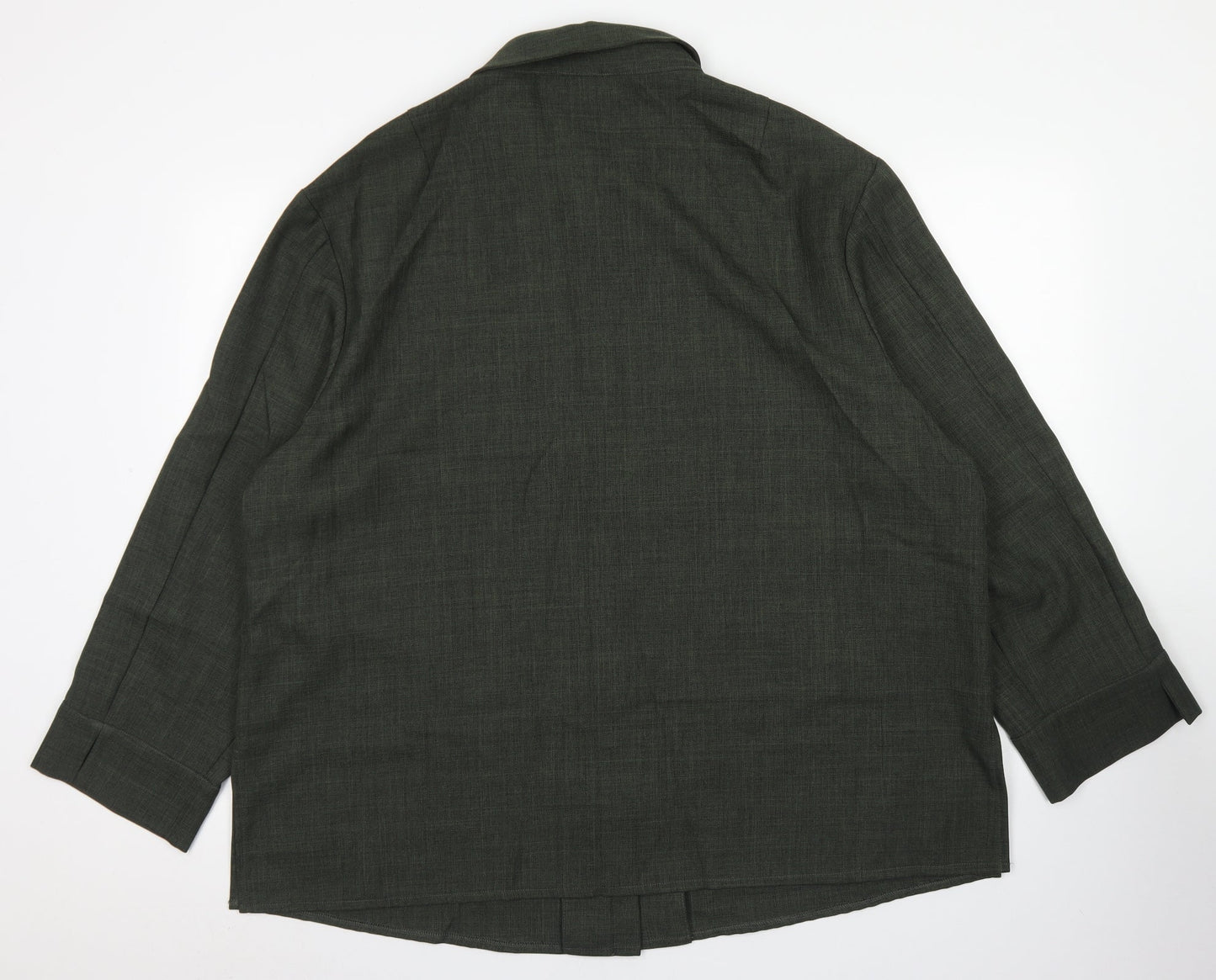 Marco Giordani Womens Green   Jacket Blazer Size 20  Zip