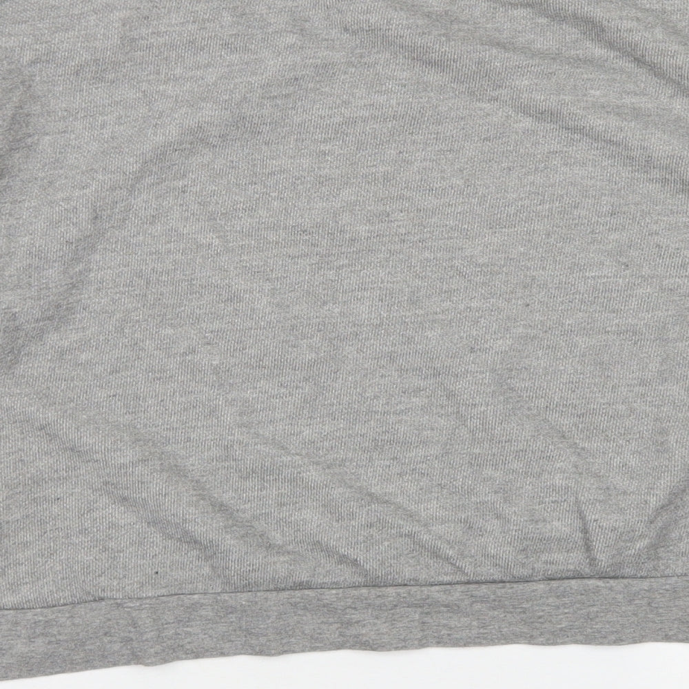 915 Generation Girls Grey  Cotton Pullover Sweatshirt Size 14-15 Years   - Cropepd