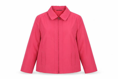 Bonmarché Womens Pink Overcoat Jacket Size M Zip