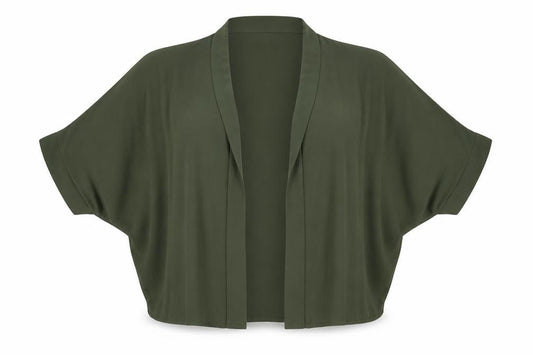 Boohoo Womens Green  Polyester Jacket Blazer Size S