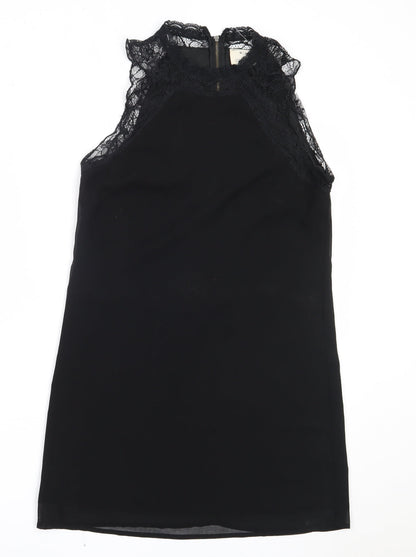 Pins & Needles Womens Black  Polyester Shift  Size S  Round Neck