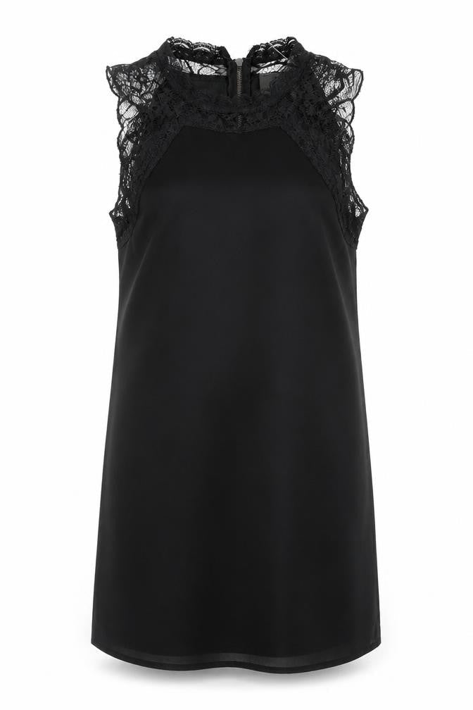 Pins and Needles Womens Black  Polyester Shift  Size S  Round Neck
