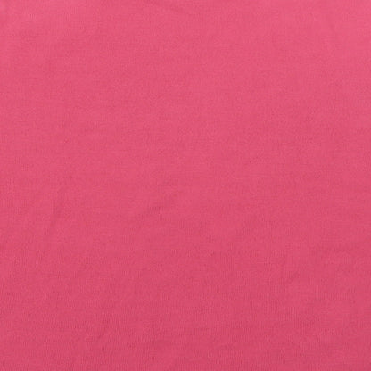 Fabrizo Womens Pink Floral Acrylic Pullover Sweatshirt Size L  Pullover
