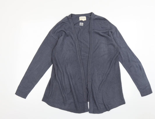 university club Womens Blue V-Neck  Acrylic Cardigan Jumper Size S
