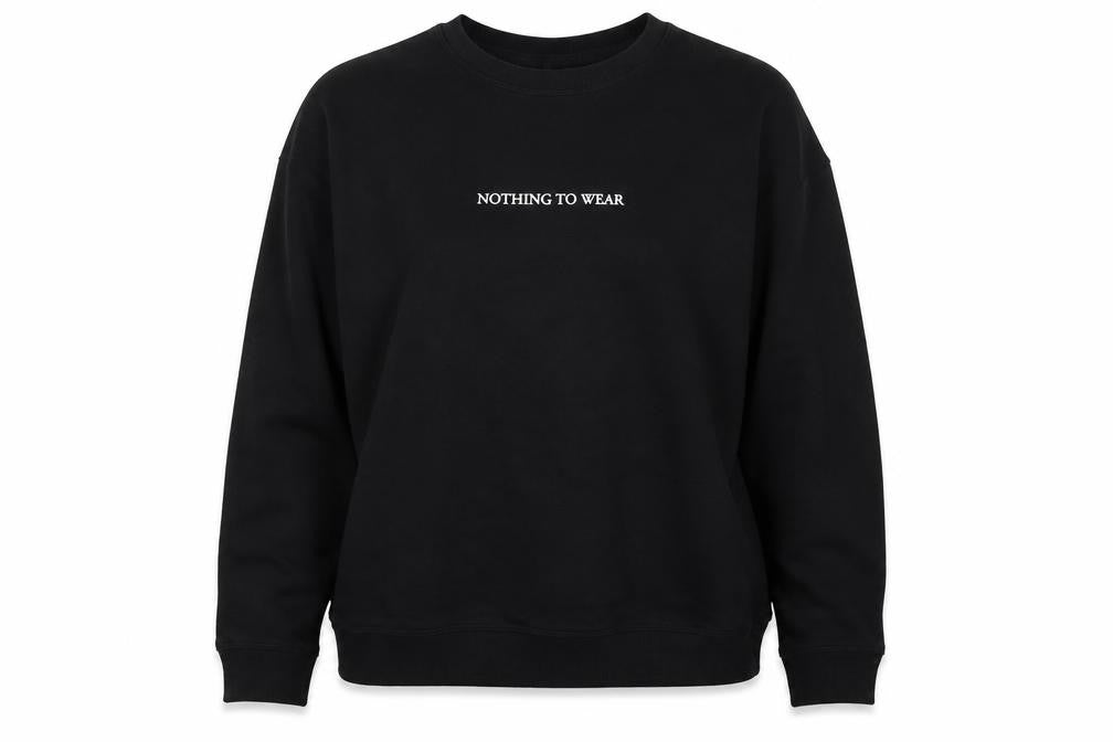 New Look Womens Black  Cotton Pullover  Size M  Pullover - Nothing to Wear