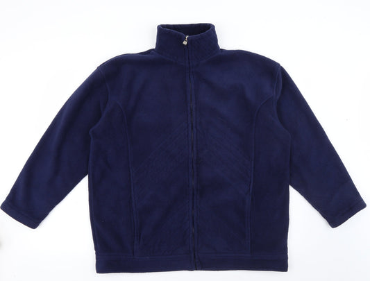 First Avenue Womens Blue   Jacket  Size L  Zip