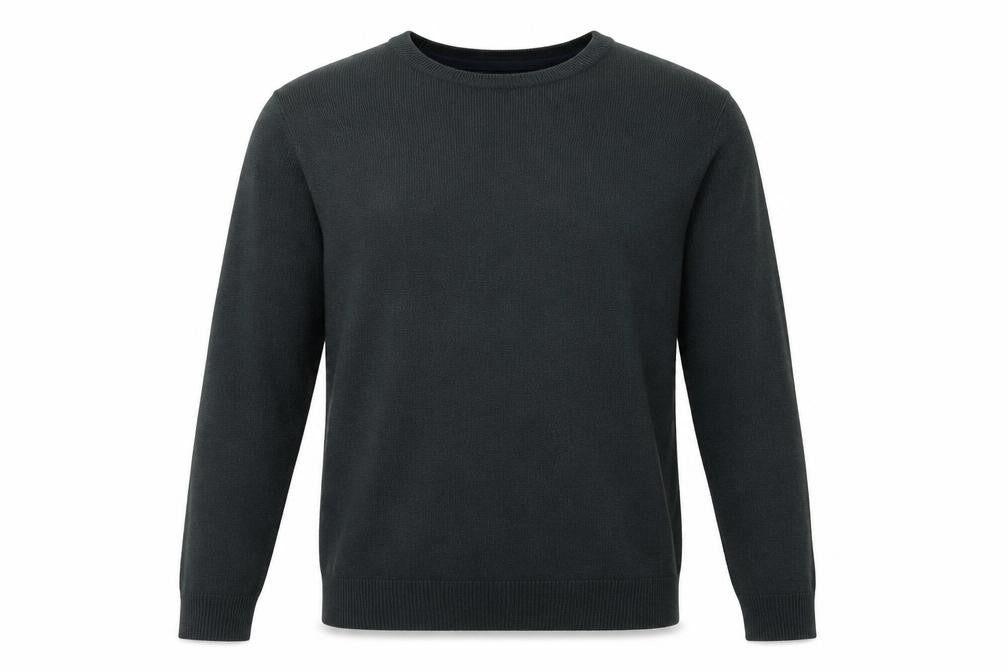 Matalan Mens Green Crew Neck  Acrylic Pullover Jumper Size M