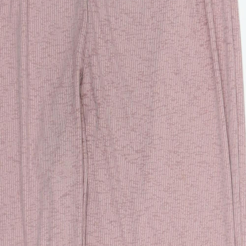 SheIn Womens Pink  Polyester Trousers  Size M L27.5 in Regular