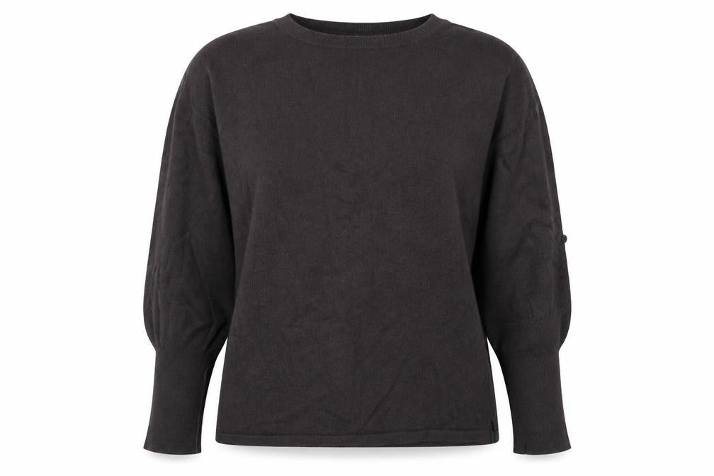 Marks & Spencer Womens Grey Crew Neck  Viscose Pullover Jumper Size 10