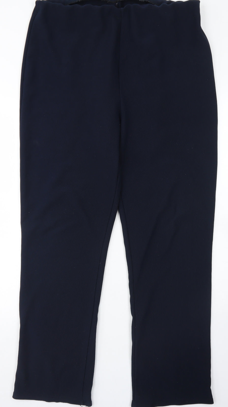 Preworn Womens Blue  Polyester Dress Pants Trousers Size 20 L29 in Regular