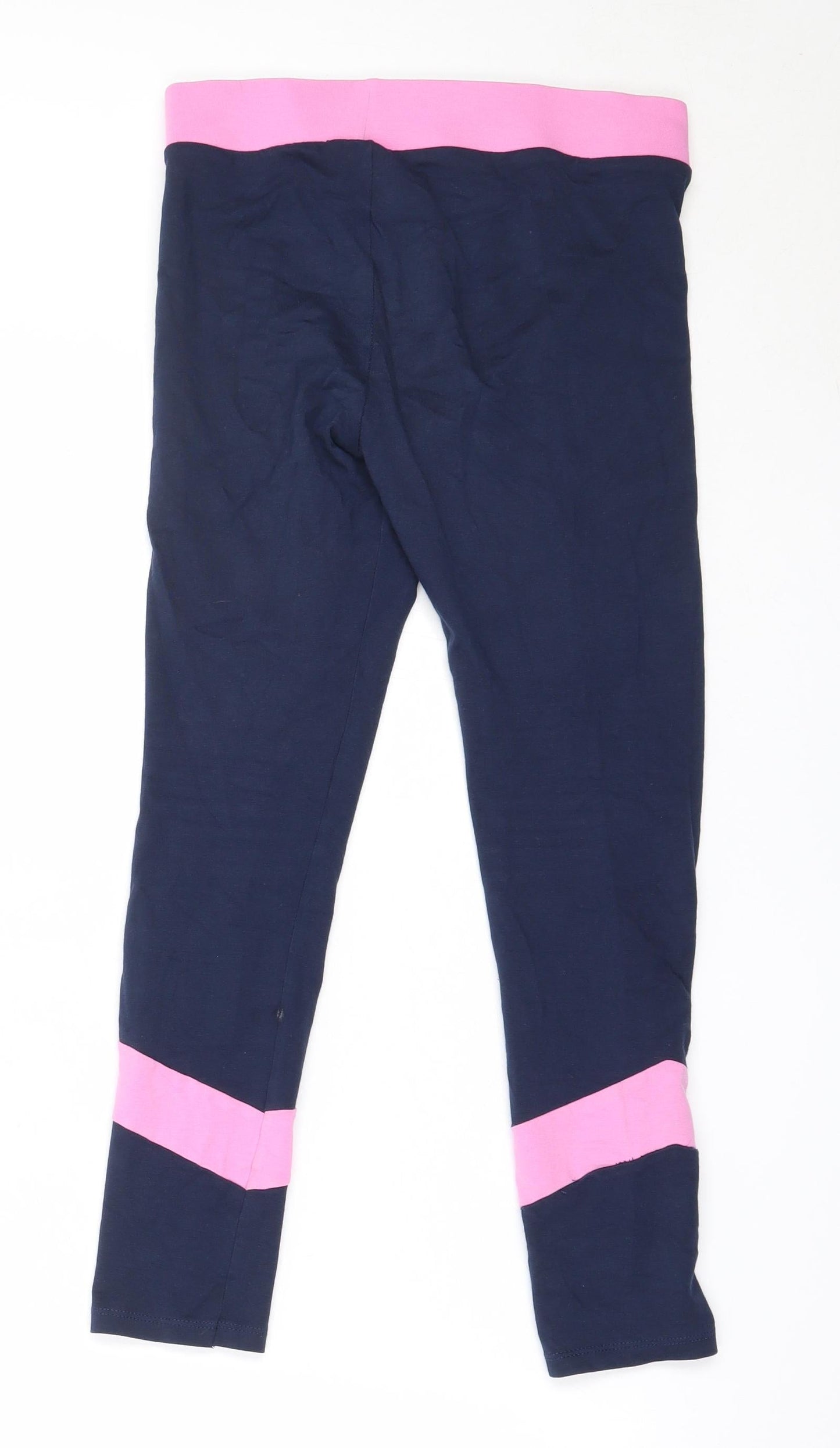 George Boys Blue  Cotton Capri Trousers Size 10-11 Years  Regular  - leggings