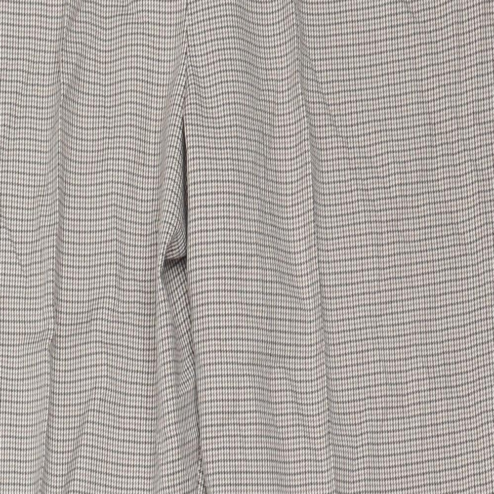 F&F Womens Beige  Polyester Trousers  Size 14 L27 in Regular