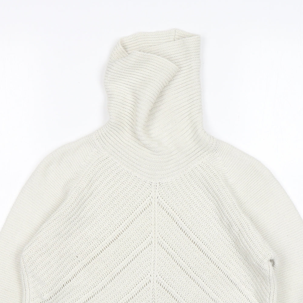 Monsoon Womens Beige Roll Neck   Pullover Jumper Size S