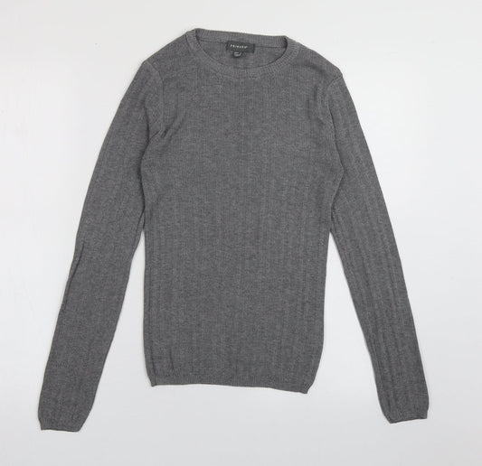 Primark Womens Grey  Polyester Pullover Sweatshirt Size 12  Pullover