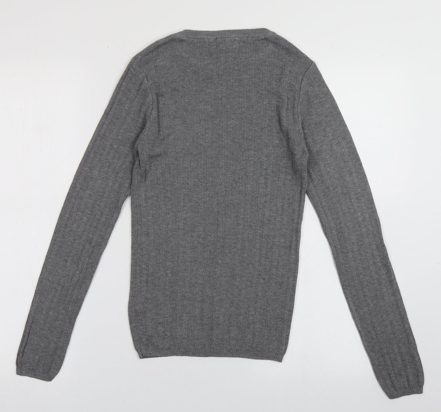 Primark Womens Grey  Polyester Pullover Sweatshirt Size 12  Pullover
