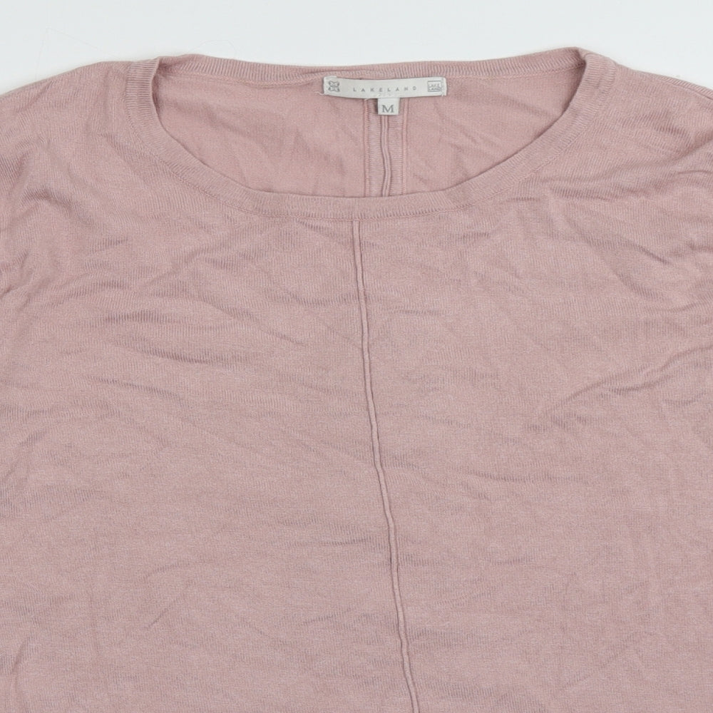 Lakeland Womens Pink  Viscose Pullover Sweatshirt Size M  Pullover